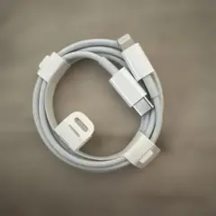 ホワイト Lightningケーブル 約1メートル