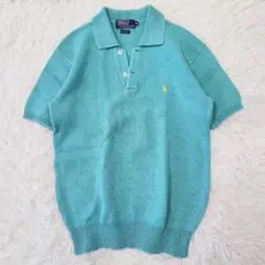 ポロラルフローレン　ミントグリーン　半袖　サマー　ニット L～　大きいサイズ
