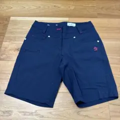 マンシングウェア　ペンギン刺繍 ネイビーショートパンツ