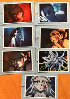 7枚セット遊郭編　蕨姫　堕姫ブロマイドくじ　場面写