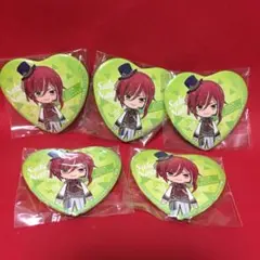 新品 送料込 夏目 ハート型 夢ノ咲イベコレ 缶バッジ あんスタ