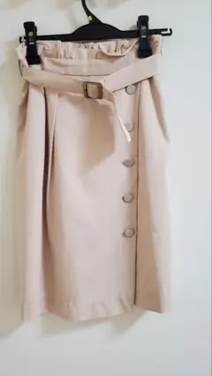 ミッシュマッシュ　ピンクベージュ タイトスカート