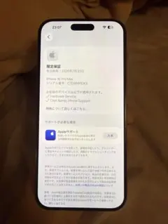 海外版iPhone 16 Pro Max 256GB,極美品,バッテリー100％