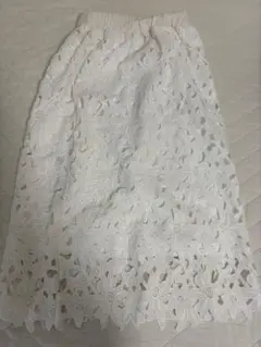 ナノユニバース　レーススカート　ホワイトのサムネイル