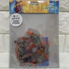 ディズニー・ズートピア2・貼ってはがせる！CLEAR STICKER・シール