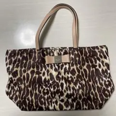 【美品】ケイトスペード トートバッグ レオパード