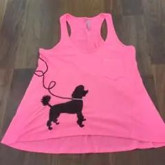 88TEES　プードルモチーフ タンクトップ ピンク　ハワイのサムネイル