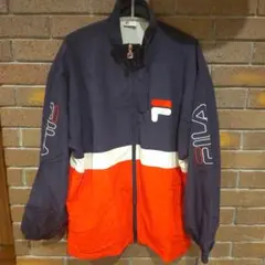 FILA ナイロンジャケット Mサイズ トリコロールカラー