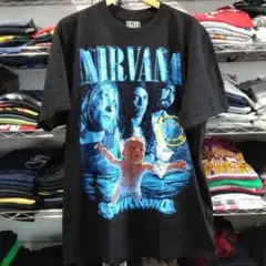 ニルヴァーナ 両面プリント バンドＴシャツ XL