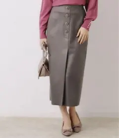 タグ付き　ロングスカート　タイトスカート　スカート