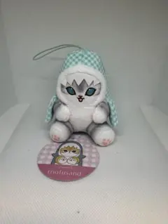 mofusand モフサンド　ギンガムチェック　サメにゃんマスコット