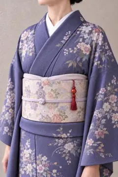 とんぼ玉帯飾りセット（暗赤色）