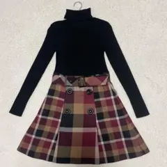 ブルーレーベルクレストブリッジ　ドッキングワンピース　ベルト