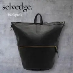 selvedge.セルヴィッジセルビッジ/レザー2WAYバックパック/ドットA4 