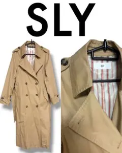 未使用SLYトレンチロングコート レディースコートベージュ