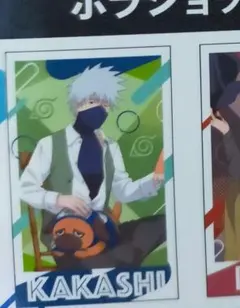 NARUTO ジャンプフェスタ カカシ 私服 ぬいぐるみ ポラショット チェキ