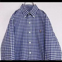 正規品 ラルフローレン BDシャツ ネイビー ギンガムチェック マルチポニー刺繍