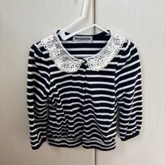 【よりどり対象商品】⑦Sirmione ストライプ柄 長袖シャツ 110