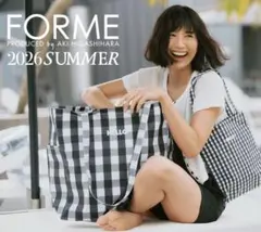 東原亜希 FORME ブロックチェックトート Lサイズ - メルカリ