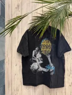 Stussy バイカースタイル Tシャツ ブラック