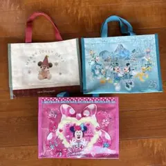 ディズニー　トート ショッパー ショッピングバッグ　3点セット
