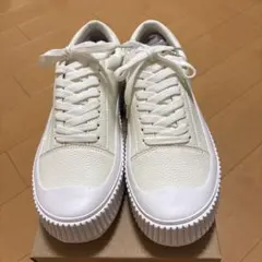 エコレザー モールドソール スニーカー　コムサメンのサムネイル