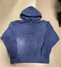 ZIP FIVE 青色 フード付き パーカー M 90s