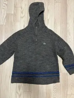 LACOSTE フード付きニット
