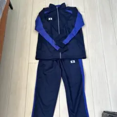 DESCENTE ジャージ 上下セット ネイビー ブルー