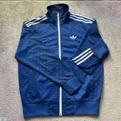 adidas トラックジャケット ネイビー