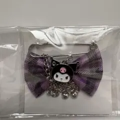 【新品未開封】サンリオ クロミ シークレットブローチ チェック柄 ピン リボン