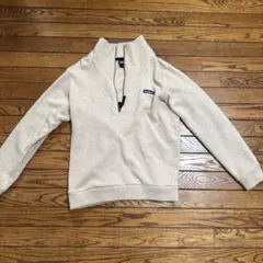 Patagonia フリース ハーフジップ Mサイズ ベージュ