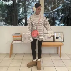 ロージーモンスター ribbon embroidery tunic ボーダー