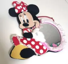 ミニーマウス 壁掛けミラー