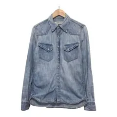 REMI RELIEF レミリーフ　長袖デニムウエスタンシャツ　日本製　S
