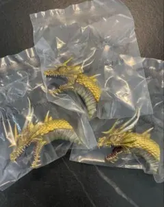 ゴジラ 一番くじ G賞 モンスターヘッドマグネット　キングギドラセット