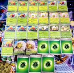 ポケモンカード「ワタシラガV ヒメンカ 草エネルギー」進化ライン デッキパーツのサムネイル