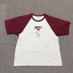 UNIQLO UT PEANUTS スヌーピー ラグラン 半袖Tシャツ M