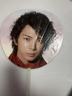 嵐　松本潤 うちわ ピンク
