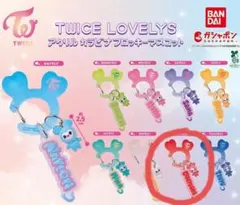 TWICE LOVELY'S アクリルカラビナ　フロッキーマスコット　チェヨン
