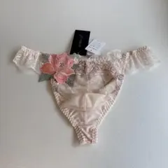 HIMICO メンズ 花柄刺繍 Tバックショーツ Lサイズ 白&水色 - メルカリ