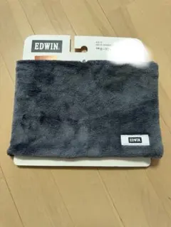 エドウィン ネックウォーマー マフラー キッズ グレー 新品