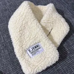 S.JENNI ボア マフラー アイボリー