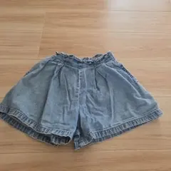GU デニムカラー ハーフパンツ