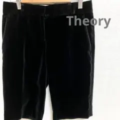 【美品✨】Theory セオリー　ハーフパンツ　ベロア　サイズ2のサムネイル