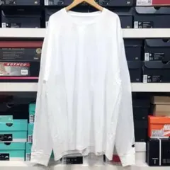 新品 Champion チャンピオン ビッグロンT 無地 メンズ ホワイト XL