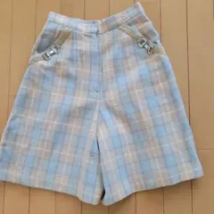 クレージュ　レトロなミニのキュロット　courreges