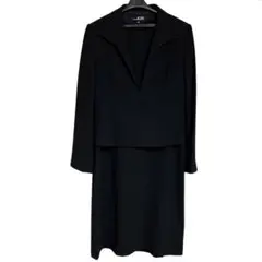 美品【東京イギン】高級礼服　喪服　ブラックフォーマル　13号　ワンピーススーツ