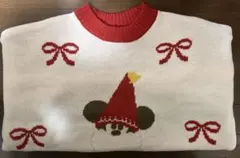 ディズニークリスマス2025 リルリンリンセーター 新品タグ付き
