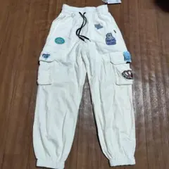 ★新品タグ付★ピンクラテ 150 カーゴパンツ